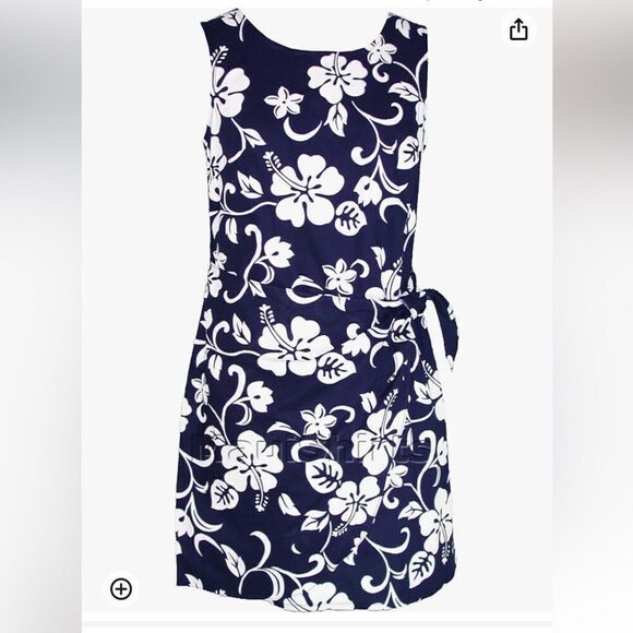 Shannon Marie Hawaiian Floral Wrap Dress - Picture 1 of 5